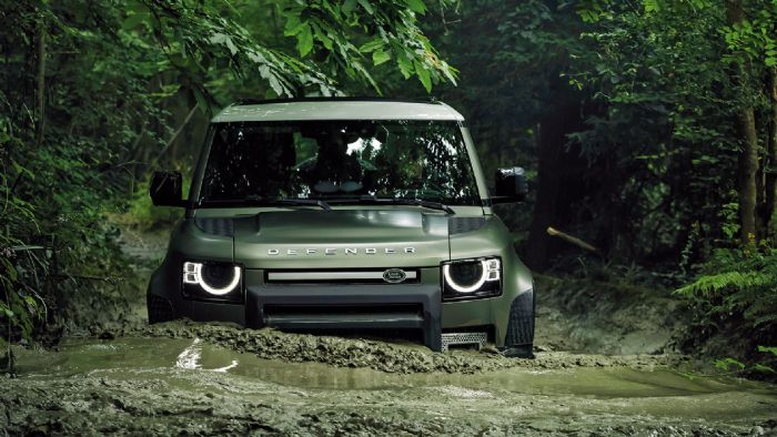 Το αυτοκίνητο πρότυπο για τη νέα προσπάθεια της VW: το νέο Land Rover Defender θέλει να εκτοξεύσει το θρύλο του παρελθόντος στο μέλλον. 