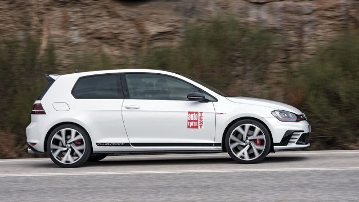 Εκρηκτικές είναι οι επιδόσεις του VW Golf GTI Clubsport με τα 0-100 χλμ./ώρα να έρχονται σε 5,9 δλ.