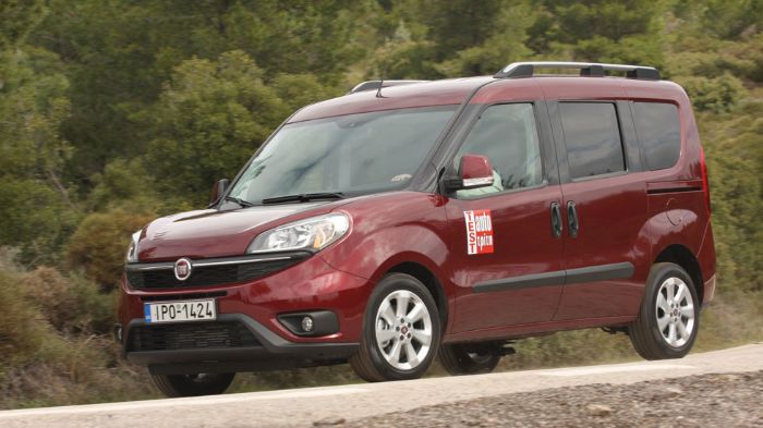 Το ανανεωμένο Fiat Doblo παραμένει ένα κορυφαίο σε πρακτικότητα όχημα με λογική τιμή και άπλετους χώρους για επιβάτες και αποσκευές.