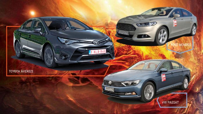 Avensis vs Mondeo vs Passat 