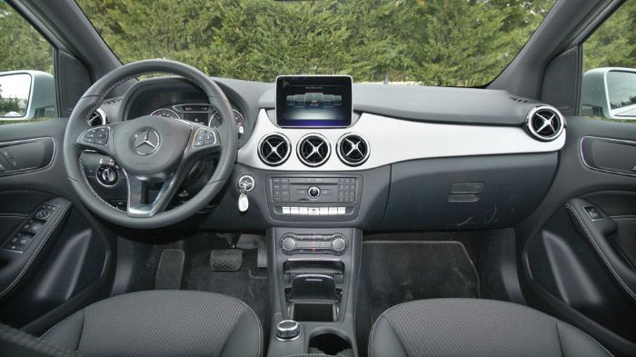 Προσεγμένη ποιότητα και ανάλογο φινίρισμα στην καμπίνα της Mercedes-Benz B180 CDI