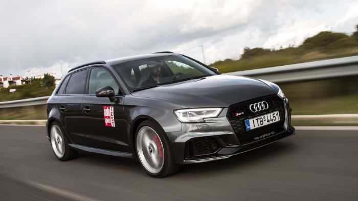 Το Audi RS3 των 400 ίππων έχει 0-100 σε 3,8 δλ, επίδοση που αντιστοιχεί σε supercar 3πλάσιας τιμής. Το Audi RS3 των 400 ίππων έχει 0-100 σε 3,8 δλ, επίδοση που αντιστοιχεί σε supercar 3πλάσιας τιμής.