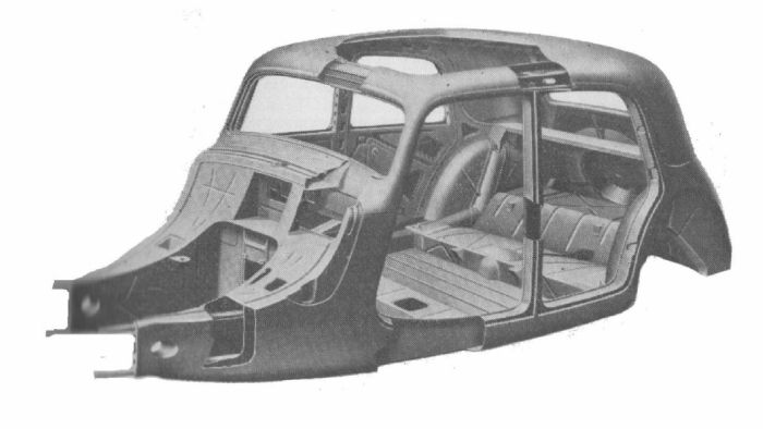 Ο παππούς των σύγχρονων πλαισίων αποτελεί αυτό του Citroen Traction Avant του 1934.