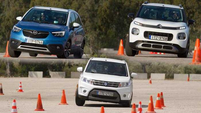 Βασιλιάς της άνεσης το C3 Aircross, δύσκολα για Crossland και Vitara