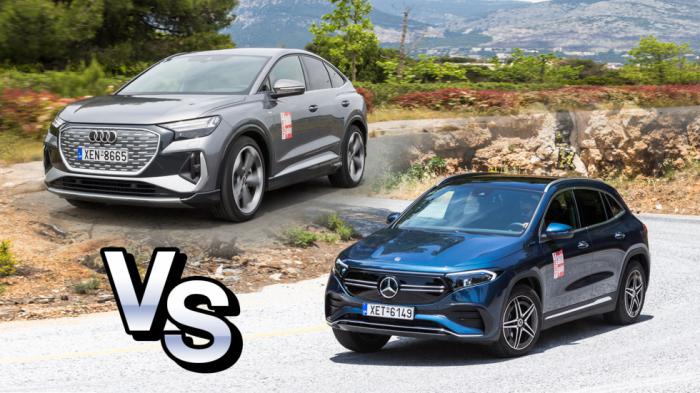 Ηλεκτρικά και premium SUV: Mercedes EQA Vs Audi Q4 Sportback e-tron 