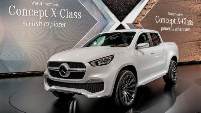 Το εντυπωσιακό X-Class δείχνει τη διάθεσή του για προβολή στο αγοραστικό κοινό, καθώς οι παραγγελίες είναι εφικτές.