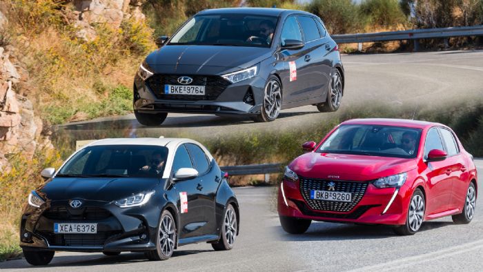 Hyundai i20 Vs Peugeot 208 Vs Toyota Yaris 