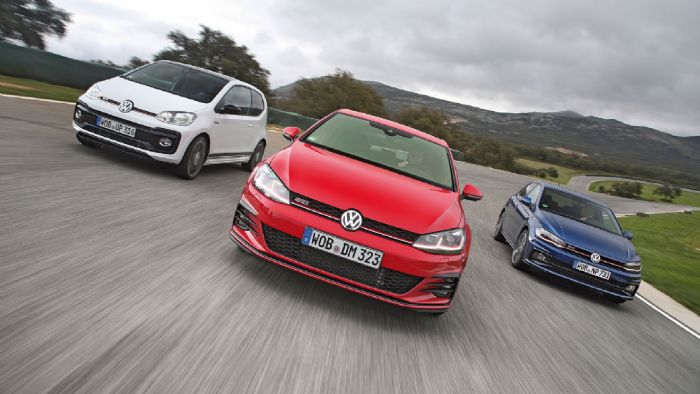 GTI δεν είναι μόνο το Golf: θα μπορούσε να είναι εναλλακτικός τίτλος για την παρουσίαση στην Ισπανία, όπου δόθηκε μεγάλη έμφαση στα κοινά στοιχεία που συνδέουν τα up! GTI και Polo GTI με το μεγάλο πρω