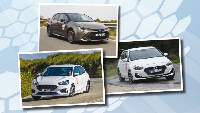 Ford Focus VS Hyundai i30 VS Toyota Corolla 