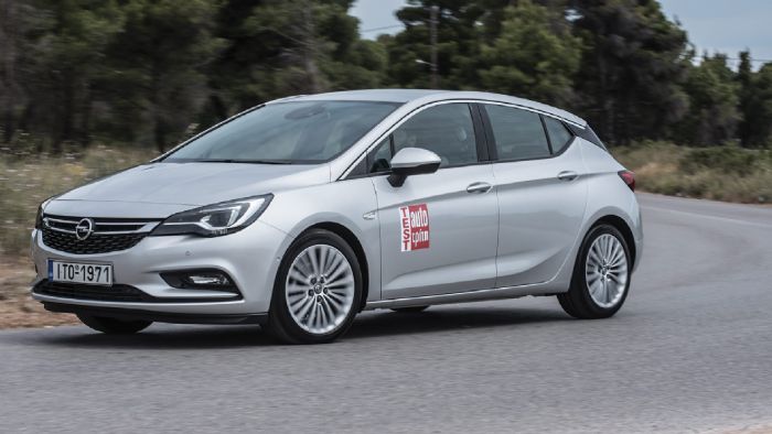 Το Opel Astra με τον 1.000άρη τρικύλινδρο turbo βενζινοκινητήρα απόδοσης 105 ίππων φρενάρει σε 35,3 μέτρα.