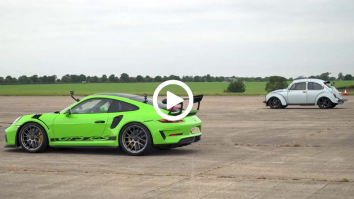 Σκαραβαίος «πατάει» Porsche 911 GT3 στην ευθεία