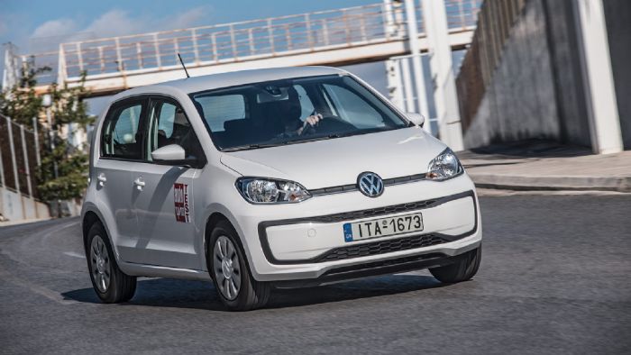 Δοκιμάζουμε το VW eco Up!, στην έκδοση με φυσικό αέριο και κινητήρα 1.000 κ.εκ., 68 ίππων. 