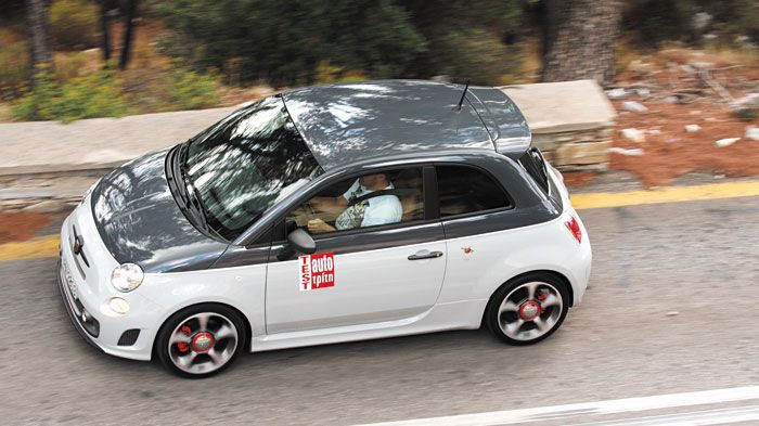 Με την πρώτη ματιά, το Abarth 595 Competizione καθιστά σαφές πως έχει άγριες διαθέσεις.	