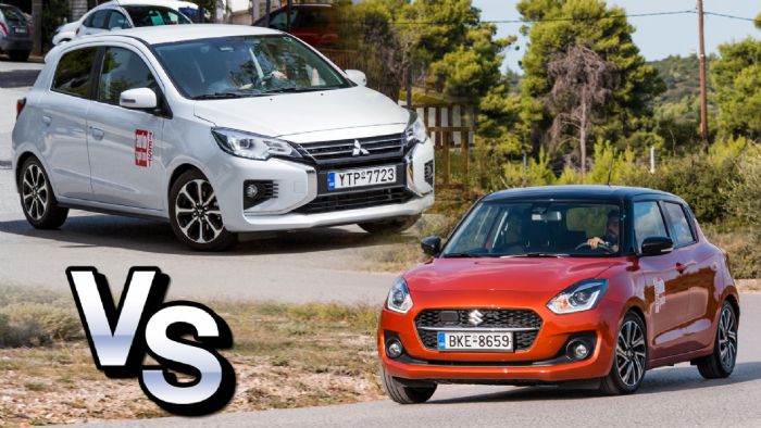 Mitsubishi Space Star Vs Suzuki Swift mitsubishi space