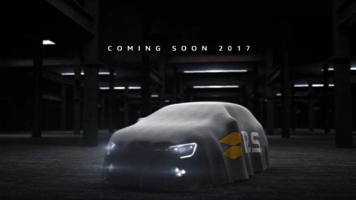 Αυτή είναι η νέα teaser εικόνα του επερχόμενου Renault Megane RS, το οποίο δεν αποκλείεται να δούμε το Σεπτέμβριο στην Έκθεση της Φρανκφούρτης. Αυτή είναι η νέα teaser εικόνα του επερχόμενου Renault Megane RS, το οποίο δεν αποκλείεται να δούμε το Σεπτέμβριο στην Έκθεση της Φρανκφούρτης.