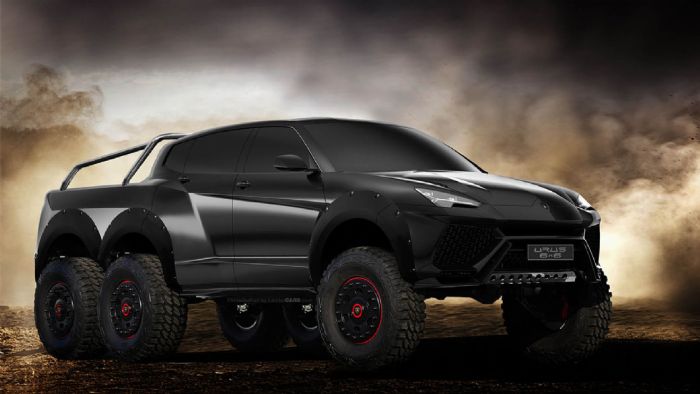 Οι σχεδιαστές για να δημιουργήσουν την Urus 6X6 χρησιμοποίησαν ως βάση την Mercedes-Benz G63 AMG 6x6 