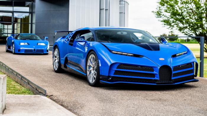 Με το μπλε χρώμα της θρυλικής ΕΒ110 η πρώτη Bugatti Centodieci Με το μπλε χρώμα της θρυλικής ΕΒ110 η πρώτη Bugatti Centodieci
