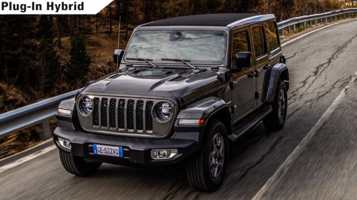 Μόνο ως Plug-in υβριδικό το φρεσκαρισμένο Jeep Wrangler 