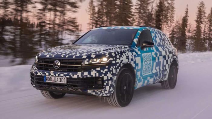 Πρώτες teaser εικόνες του ανανεωμένου VW Touareg 