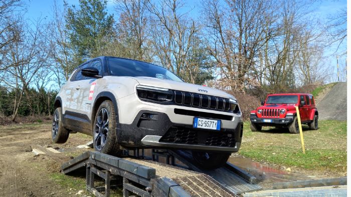 Jeep και έξω από την άσφαλτο