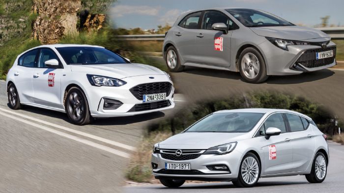 Ford Focus VS Opel Astra VS Toyota Corolla 