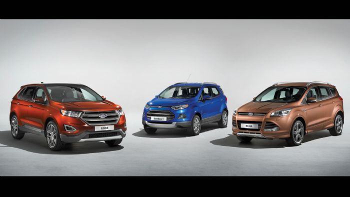 Με την προσθήκη του Edge στη γκάμα των SUV της στην Ευρώπη (EcoSport και Kuga τα άλλα δύο), η Ford στοχεύει σε 200.000 πωλήσεις το 2016 και σημαντική αύξηση σε σχέση με τα προηγούμενα χρόνια.