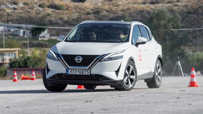 Το νέο Qashqai συνδύασε την αποτελεσματικότητα και τις ασφαλείς αντιδράσεις σε μια οριακή κατάσταση, όπως το Elk Test, με άνεση και περισσή ευκολία χρήσης.