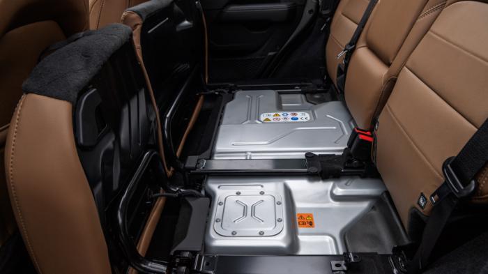 Οι μπαταρίες είναι τοποθετημένες κάτω από τα πίσω καθίσματα. Οι χώροι δεν είναι και κορυφαίοι δεδομένων των εξωτερικών διαστάσεων του αυτοκινήτου.