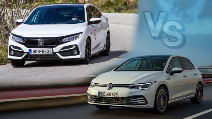 Japan Vs Germany: Honda Civic απέναντι στο VW Golf