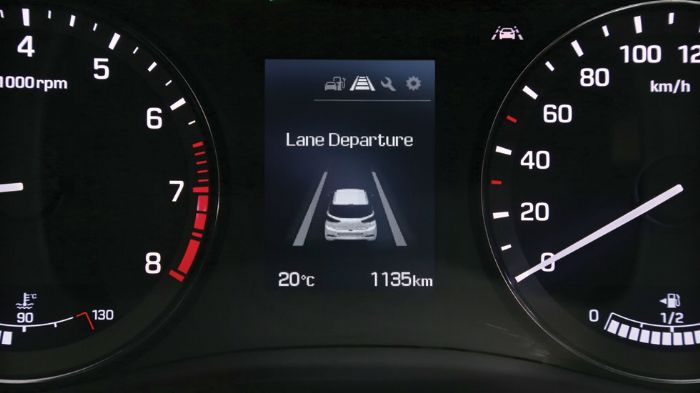 Συστήματα όπως το Lane Departure Warning (φωτό) αναβαθμίζουν και την ενεργητική ασφάλεια. 