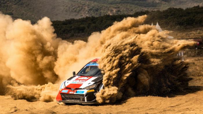 Στο 1-2-3-4 η Toyota με Kalle Rovanpera, Elfyan Evans, Takamoto Katsuta και Sebastian Ogier στο απαιτητικό τερέν της Κένυας. Στο 1-2-3-4 η Toyota με Kalle Rovanpera, Elfyan Evans, Takamoto Katsuta και Sebastian Ogier στο απαιτητικό τερέν της Κένυας.