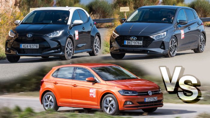 Hyundai i20 Vs Toyota Yaris Vs Volkswagen Polo 