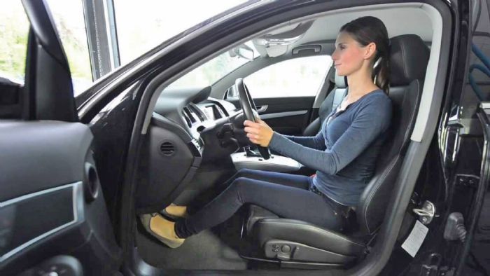 Οι γωνίες της πλάτης, των γονάτων και των χεριών είναι σημαντικές στην εύρεση της σωστής θέσης οδήγησης.