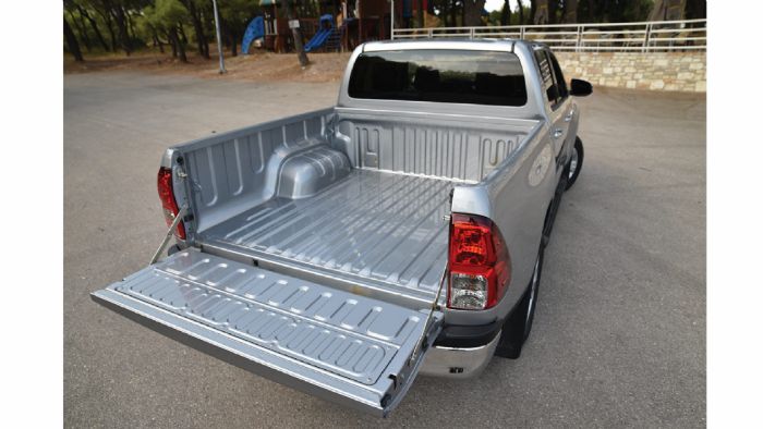 Ανάλογα με την έκδοση, το νέο 
Toyota Hilux προσφέρει χώρο φόρτωσης με μήκος από 1.525 – 2.315 χλστ. 