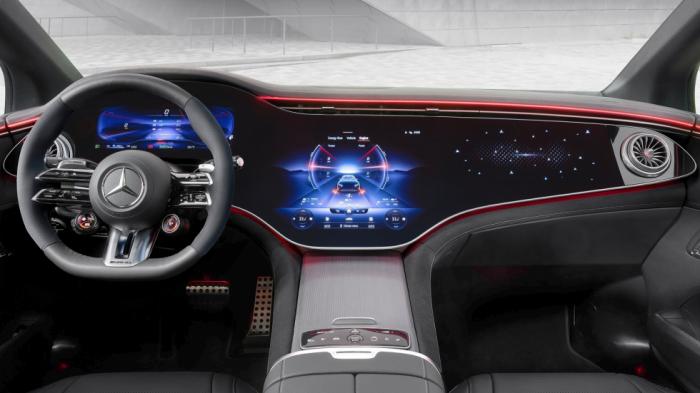 Mercedes Hyperscreen: Όλο το ταμπλό οθόνη! Mercedes Hyperscreen: Όλο το ταμπλό οθόνη!