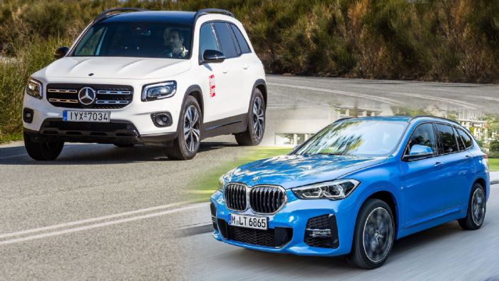 Η νέα Mercedes GLB απέναντι στη BMW X1 