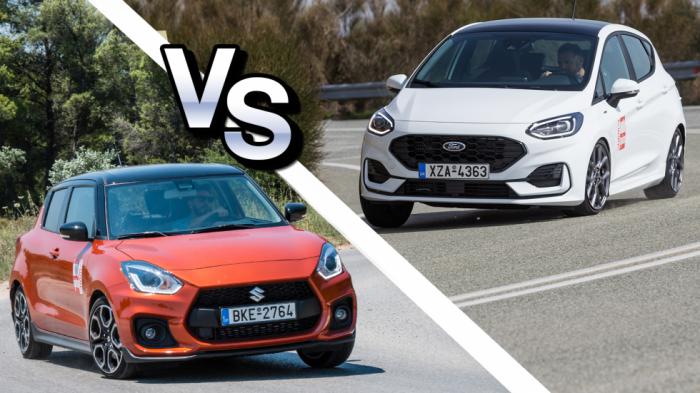 Ford Fiesta Vs Suzuki Swift Sport: Supermini με 125+ άλογα & αύρα hot hatch 