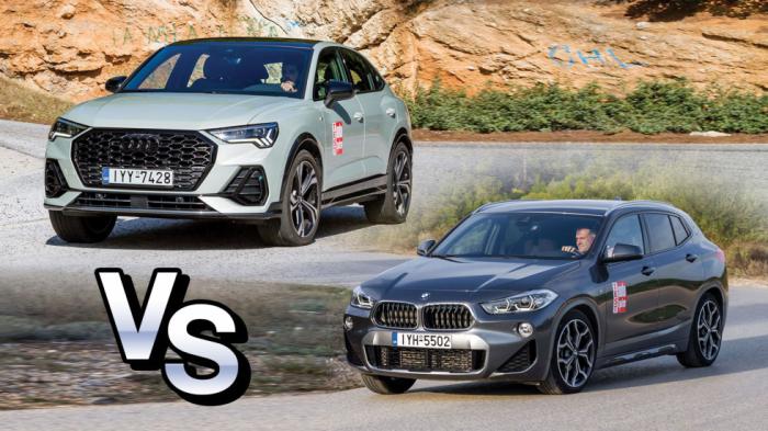 Audi Q3 Sportback Vs BMW X2: Κόντρα στα premium coupe SUV 