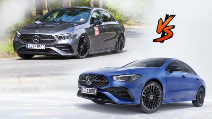 Σύγκριση: Mercedes A-Class σεντάν ή Mercedes CLA;  