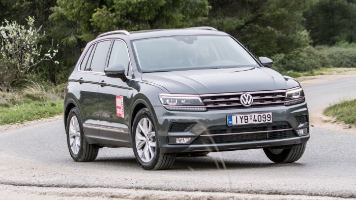 VW Tiguan 1,5 λτ. 130 PS & 1,6d 115 PS