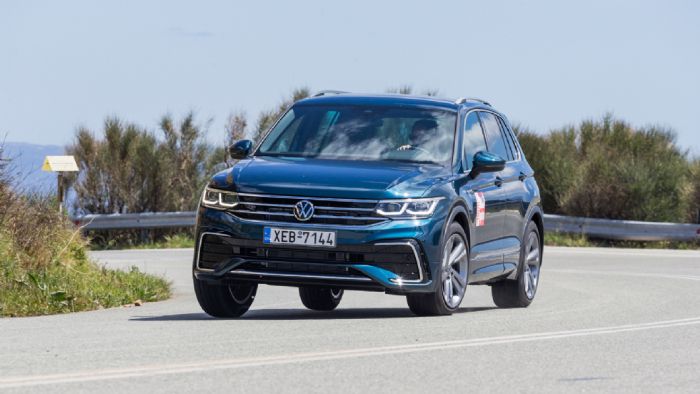 Το σχήμα του χώρου αποσκευών στο Tiguan είναι κανονικό και πλήρως εκμεταλλεύσιμο.