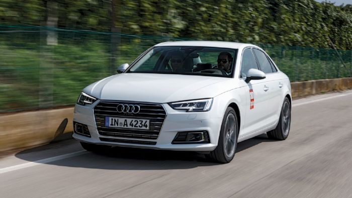 Σβέλτο και άνετο στο δρόμο είναι το νέο Audi A4. Η ποιότητα των υλικών στο εσωτερικό είναι κορυφαία. Σβέλτο και άνετο στο δρόμο είναι το νέο Audi A4. Η ποιότητα των υλικών στο εσωτερικό είναι κορυφαία.