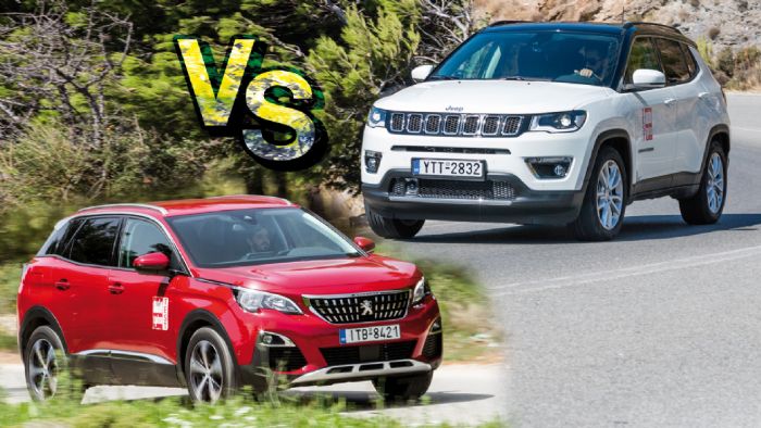 Jeep Compass Vs Peugeot 3008 