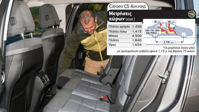 Κορυφαία ευρυχωρία, αλλά και πρακτικότητα χάρη στα 3 πλήρως ανεξάρτητα, συρόμενα και ανακλινόμενα πίσω καθίσματα. Κορυφαία ευρυχωρία, αλλά και πρακτικότητα χάρη στα 3 πλήρως ανεξάρτητα, συρόμενα και ανακλινόμενα πίσω καθίσματα.