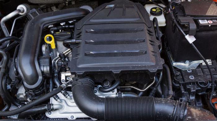 Το Polo TGI εφοδιάζεται με τον 1,0 λίτρου TSI βενζινοκινητήρα του Ομίλου VW, ο οποίος αποδίδει μέγιστη ισχύ 90 ίππων στις 4.000 σ.α.λ. και ροπή 160 Nm μεταξύ 1.800 και 3.800 σ.α.λ..