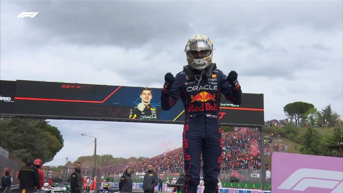 GP Εμίλια-Ρομάνια: Aνετη νίκη για Verstappen, 1-2 για Red Bull 