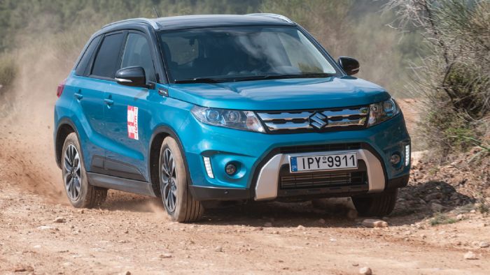 Το τετρακίνητο Suzuki Vitara νιώθει το χώμα... δεύτερη φύση του.