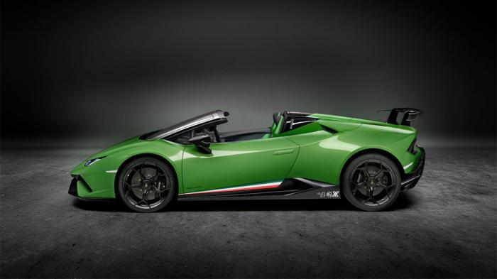 Η Lamborghini Huracan Perfomante Spyder θα κάνει το ντεμπούτο της στην Έκθεση Αυτοκινήτου της Φρανκφούρτης το φθινόπωρο αυτού του έτους.