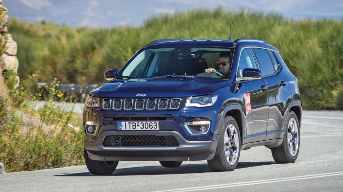 Η ανάρτηση του Jeep Compss έχει αυξημένες διαδρομές, αλλά δεν δίνει την αίσθηση χαλαρότητας. Η ανάρτηση του Jeep Compss έχει αυξημένες διαδρομές, αλλά δεν δίνει την αίσθηση χαλαρότητας.