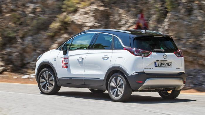 Ευχάριστο είναι στο δρόμο το Crossland X παρουσιάζοντας σταθερότητα και άνετο χαρακτήρα μέσω της σφιχτής ρύθμισης της ανάρτησής του. Ευχάριστο είναι στο δρόμο το Crossland X παρουσιάζοντας σταθερότητα και άνετο χαρακτήρα μέσω της σφιχτής ρύθμισης της ανάρτησής του.